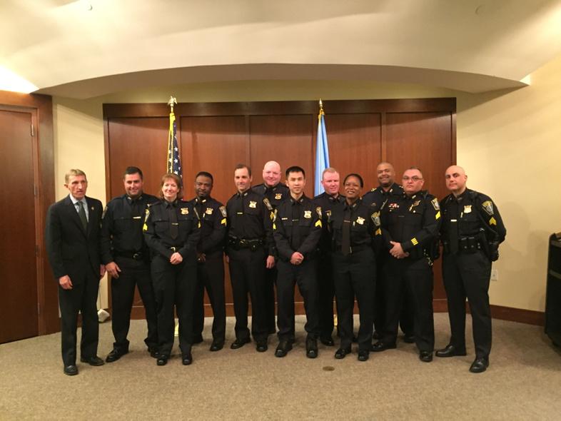 DeputyJoeHarris's tweet photo. Congrats newly promoted Sergeants of BPD! http://t.co/jU9gx2jogV