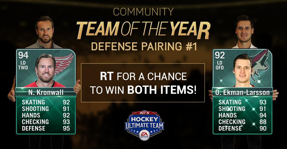 EASPORTSNHL's tweet image. Let's do it again! See the full #HUT TOTY roster here: bit.ly/195kjEO