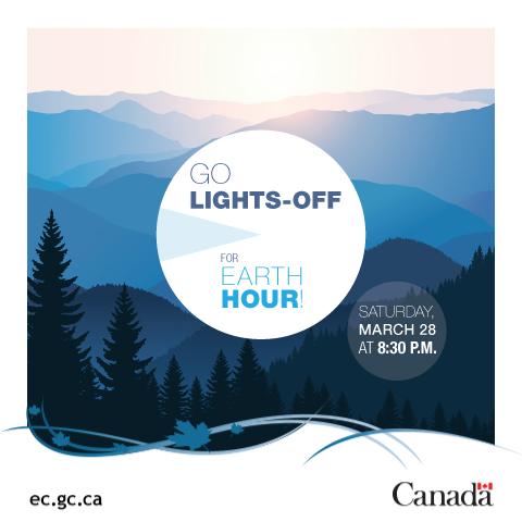 environmentca's tweet photo. Tomorrow night is #EarthHour ! Are you in? http://t.co/WV3AQk9fFR