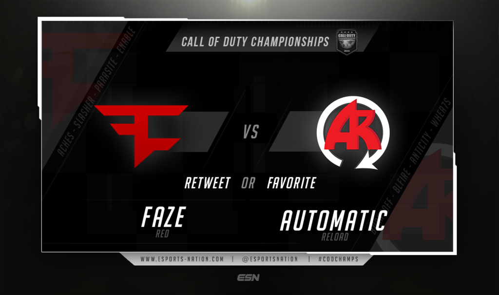 Group C: Next on Bravo Stream is <a href="/FaZeClan/">FaZe Clan</a>.Red vs. <a href="/AutomaticReload/">Automatic Reload</a>. RT for FaZe Red - Fav for aR.