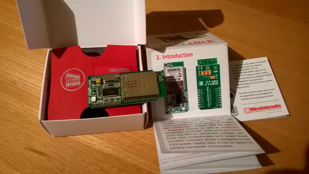 ppatierno's tweet image. The WiFi Click module for Quail board by @mikroel #netmf #IoT
