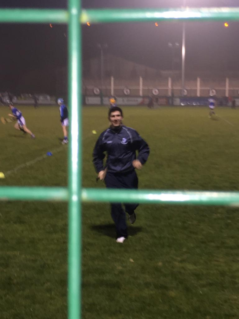 Sars trail 0-10 to 0-5 pts at half time v Midleton in u16 hurling league. Sars selector Daniel Roche in pic #BBAWS