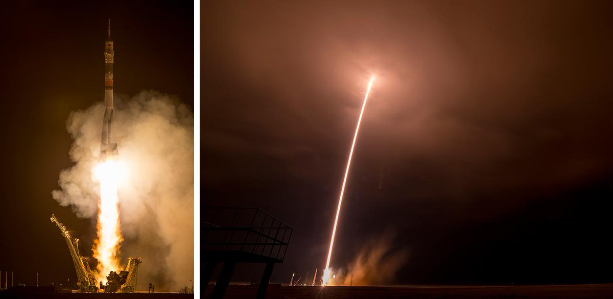 Space_Station's tweet image. #Soyuz launches on time, reaches orbit safely beginning #YearInSpace for Scott Kelly... blogs.nasa.gov/spacestation/?…