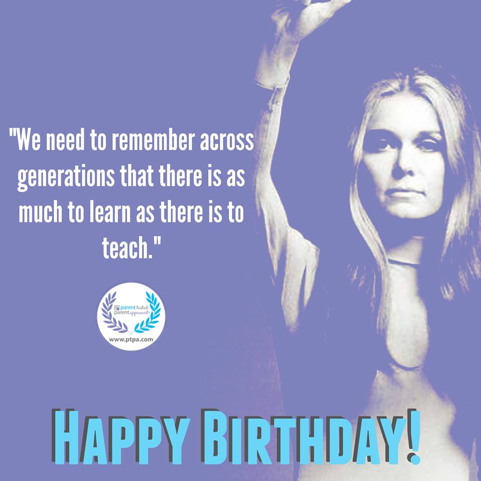 Happy Birthday Gloria Steinem! You are an inspiration to millions everywhere. 
