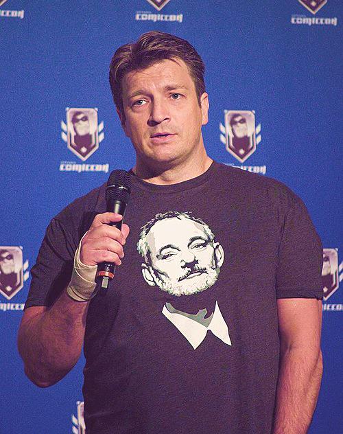 Happy birthday to my future husband nathan fillion. I so wished lol.   