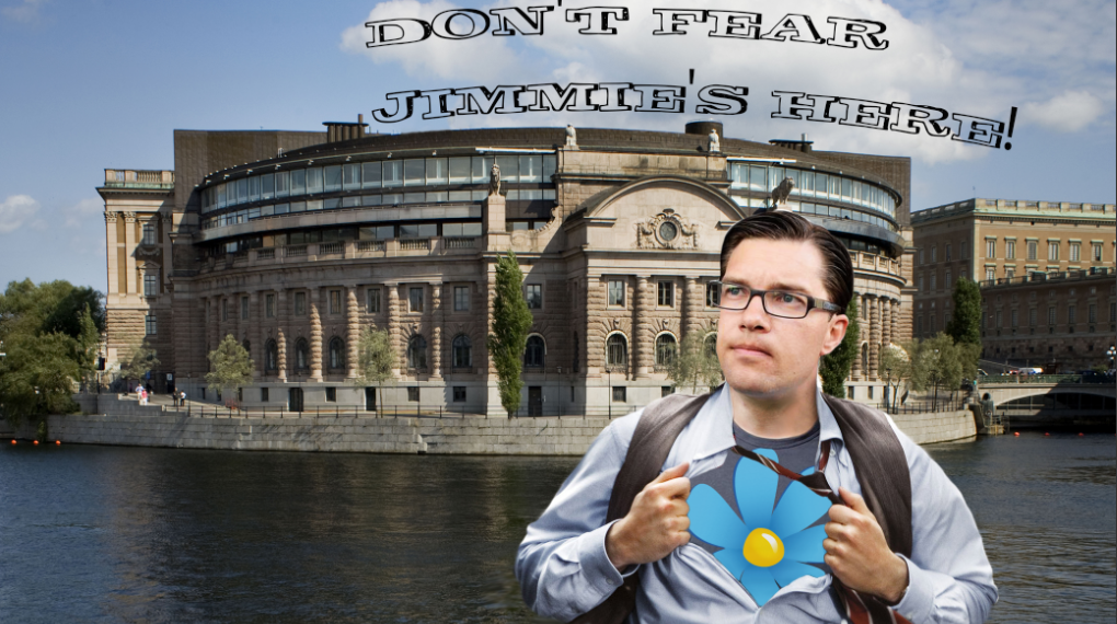 SanningenSuger's tweet photo. Såja NU kommer äntligen @jimmieakesson !! Fan vad jag längtat! #dontfearjimmieshere #svpol #SDFTW http://t.co/qJGlGcbKgz