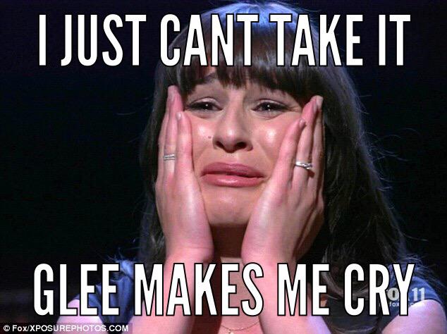 Omg just watched the series fanally of #glee &amp; I balled till my head hurt!shed so many tears overthe<a href="/tag/glee"class="tags">#glee</a>
