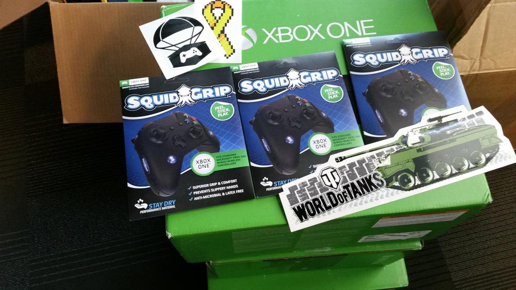 Sending some <a href="/xbox/">Xbox</a> Ones to the lucky #WarPAX winners! <a href="/SquidGrip/">SquidGrip™</a> @OpSupplyDrop
