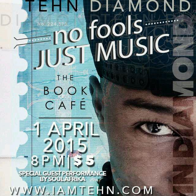 shabachent's tweet photo. Catch our boyz @soulafrika263 and zim raps finest @TehnDiamond on the 1st of April at BookCafe.#NoFoolsJustMusic http://t.co/lZ3FbpLws9