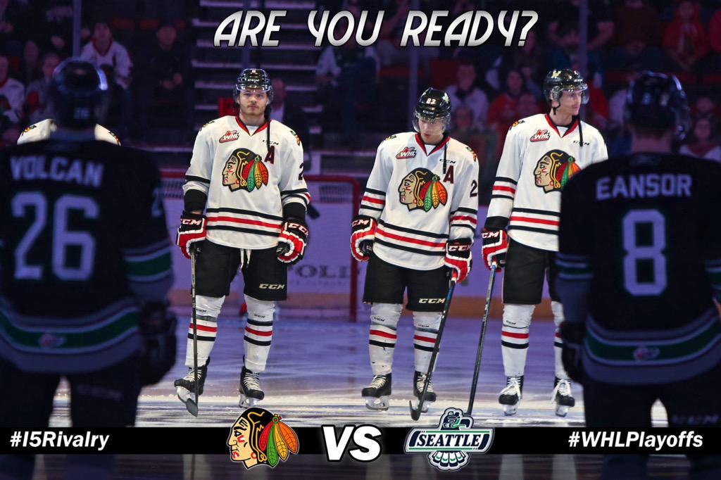 pdxwinterhawks's tweet photo. Show your support for the boys against @SeattleTbirds using #I5Rivalry and #WHLPlayoffs &amp; we'll RT our favorites! http://t.co/Ni87VOXpUC