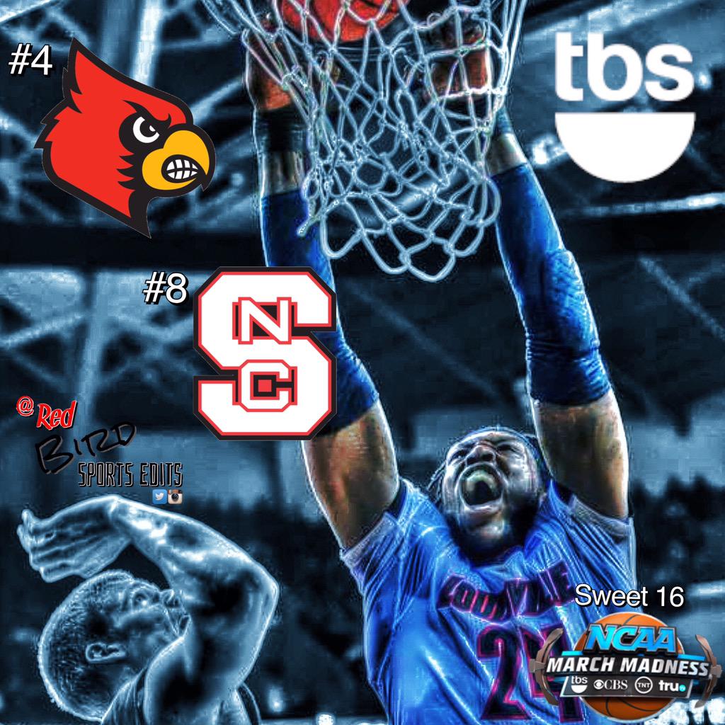 RedBirdEdits's tweet photo. In less then 2 hours it'll be Louisville vs NC State and Cat Barber, winner will advance to the Elite 8!! http://t.co/mp2mI33Gd9