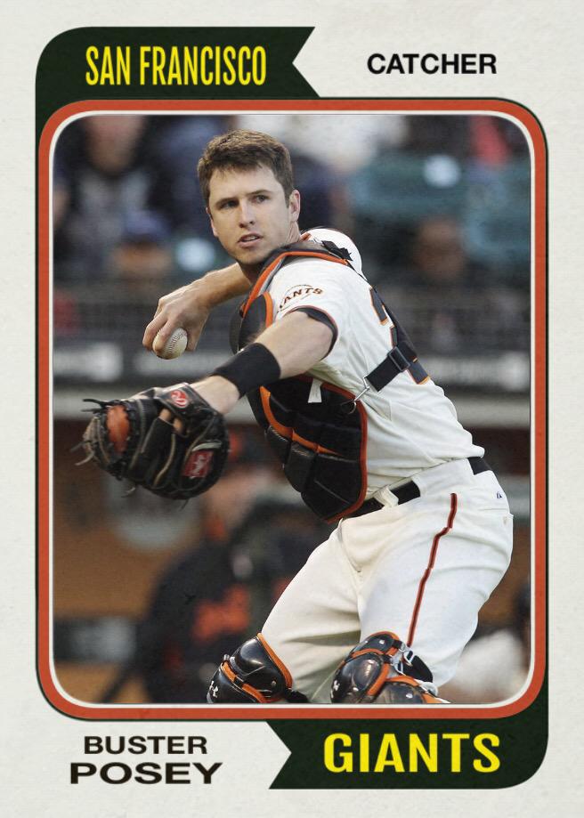Happy 28th birthday to Buster Posey. 