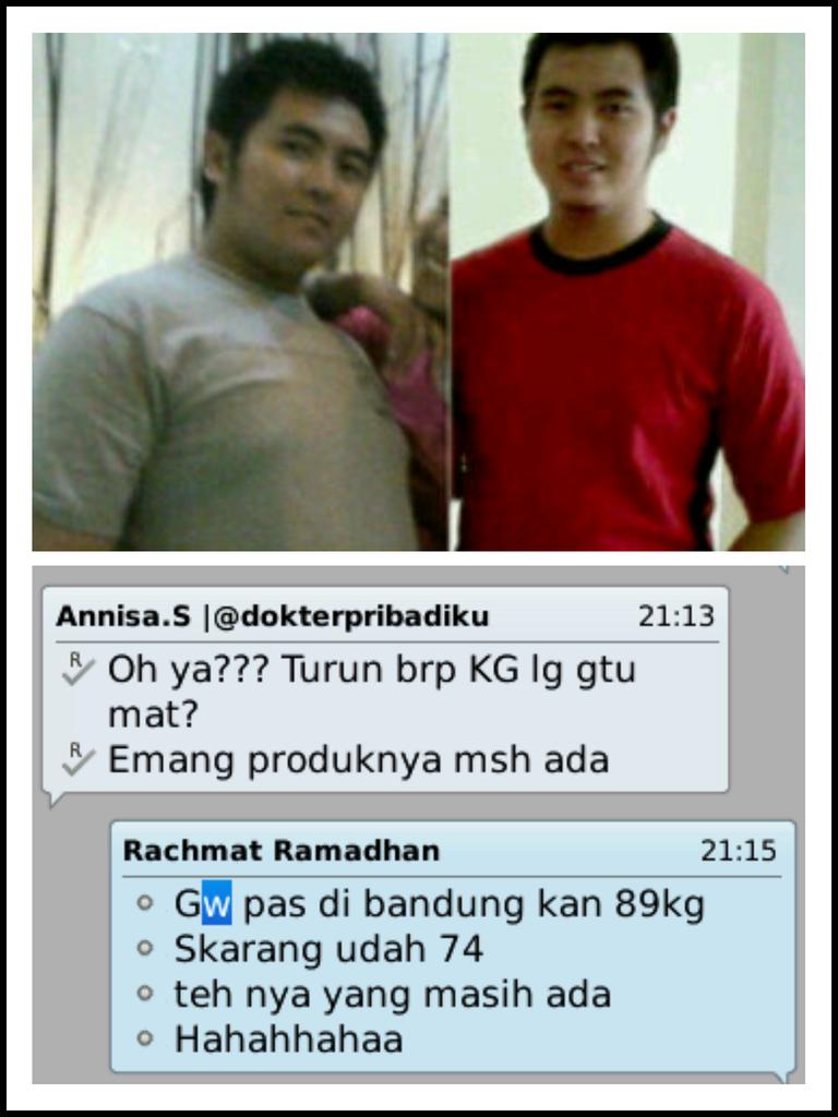 ngurusin's tweet photo. Wow Bro Rachmat turun 15kg dgn Paket Pelangsing Tiens. MAU? Invite PIN: 27A2E248 HP: 08562097812 http://t.co/Uf3hG4hyRF