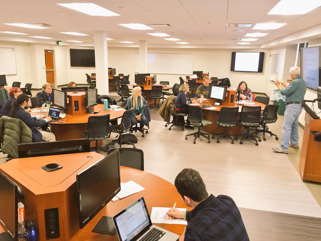 Rangerdavie's tweet photo. Amazing #MSU #REALacademy cohort of Faculty this semester! We had SO much fun learning from each other each week! 😄 http://t.co/N5nAq52T0N