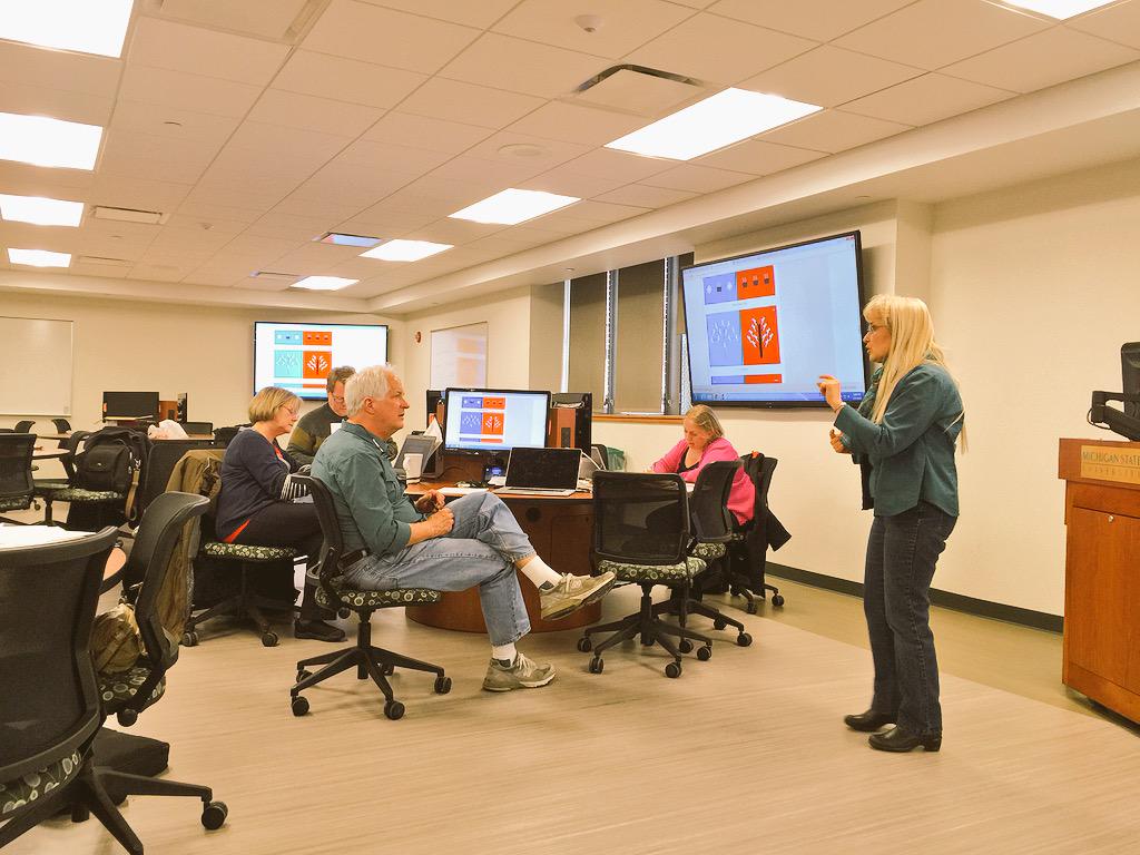 Rangerdavie's tweet photo. Amazing #MSU #REALacademy cohort of Faculty this semester! We had SO much fun learning from each other each week! 😄 http://t.co/N5nAq52T0N