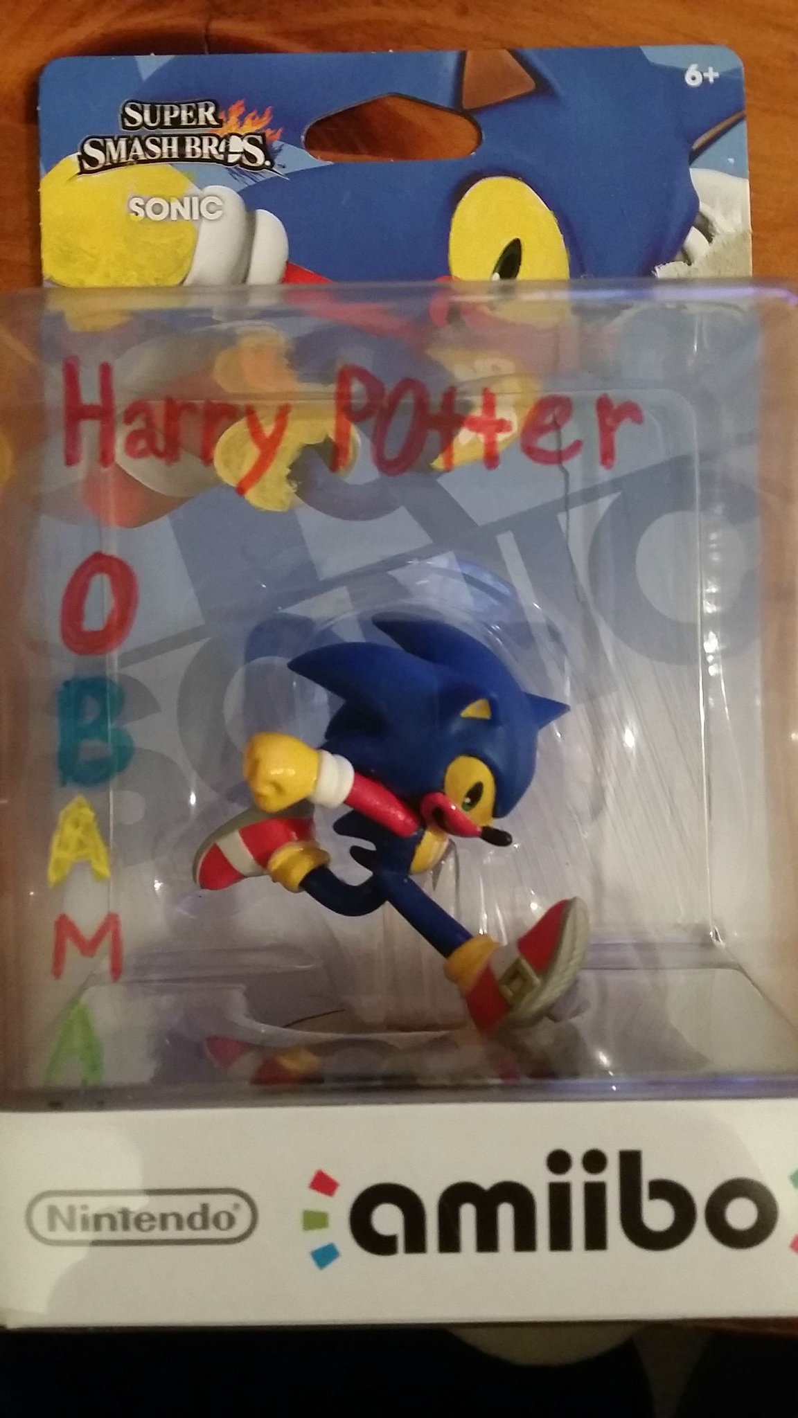 Carbink on Twitter: ".@BadSonicFanArt HARRY POTTER OBAMA SONIC BACKPACK