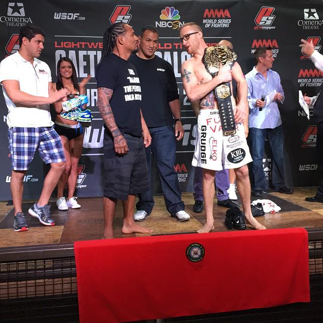 You don't wanna miss this #WSOF19 tomorrow night! Champ @Justin_Gaethje vs @luisbaboon on @NBCSN at 9pm ET / 6pm PT!