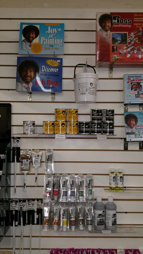 WE HAVE BOB ROSS OIL PAINTS ON SALE FOR 5.99