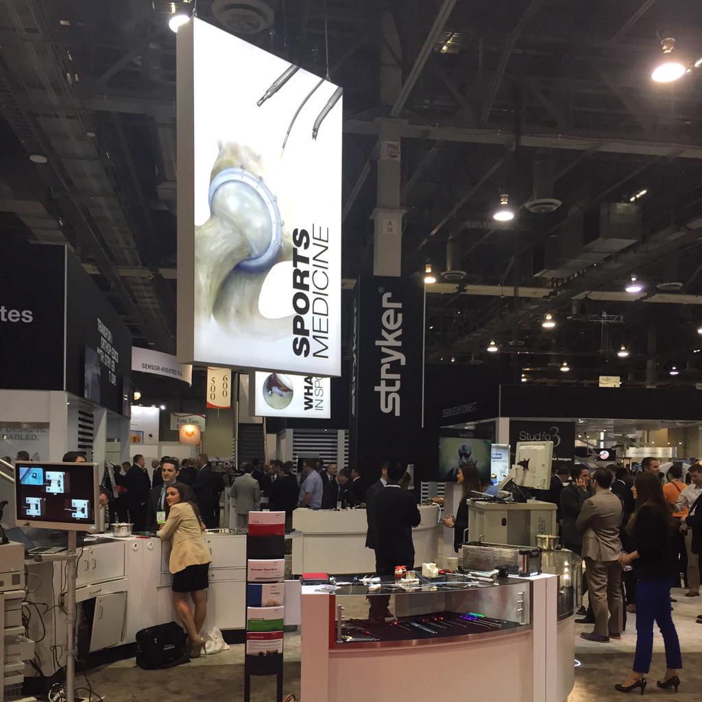 bcliff84's tweet image. #AAOS2015 #strykersportsmedicine @StrykerEndo