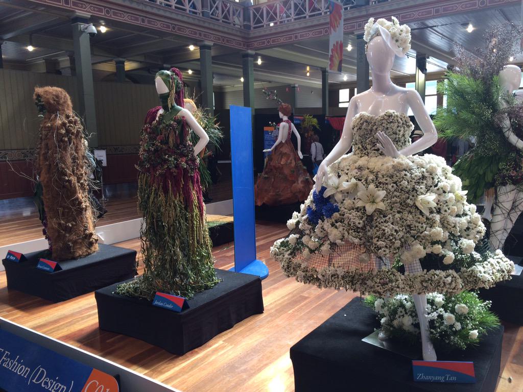 Some amazing 'green' clothing on display @MIFGS1 #MIFGS #2015
