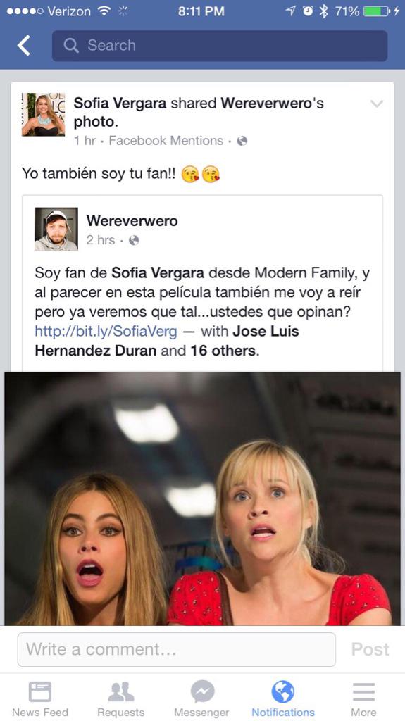 Wereverwero's tweet image. Sofia mi vida Vergara, voy por ti mi amor ya no escondamos lo nuestro. 😍 @SofiaVergara