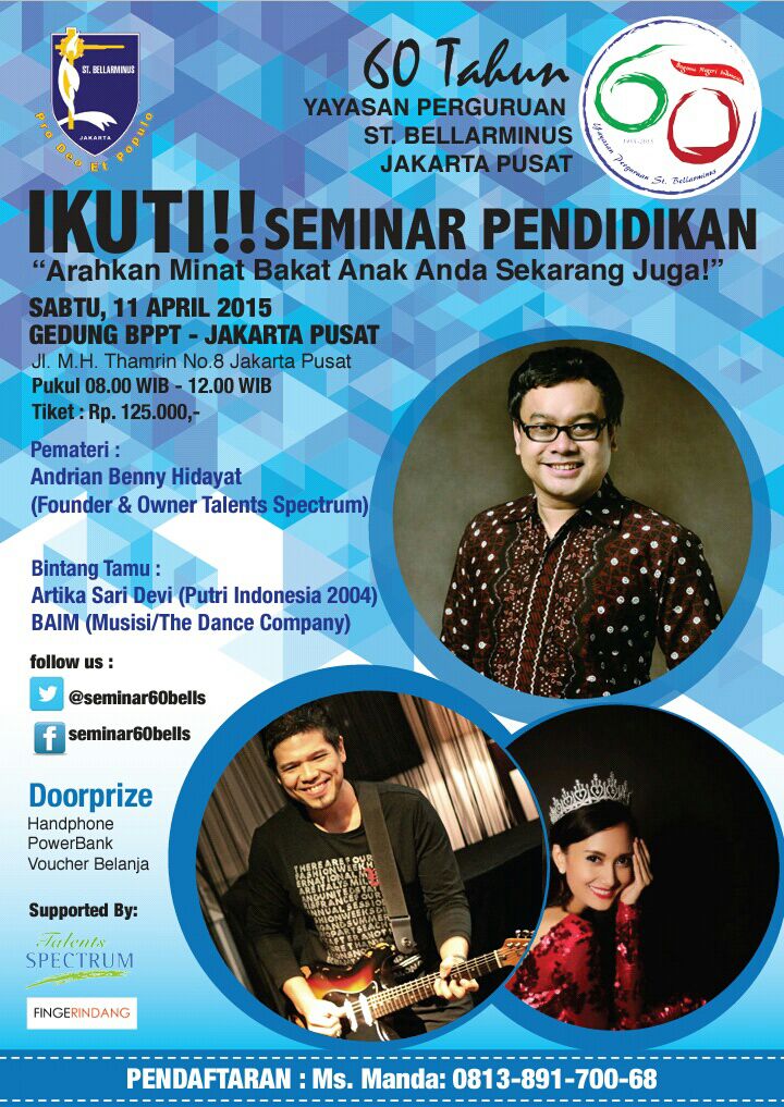 "<a href="/fingerindang/">FINGERINDANG</a>: Seminar Minat dan Bakat, sekali seumur hidup 😍#SmartParents #SmartKids #EverybodyIsGenius "