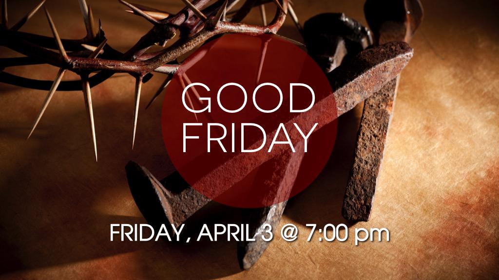 myANChurch's tweet photo. Join us on Good Friday, April 3rd at 7:00 PM for worship, communion, reflection and prayer. http://t.co/l3h4RBBUoh