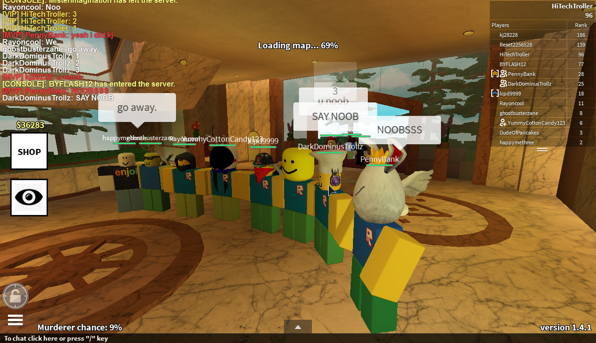 Zlvn Hitechtroller On Twitter Noobs On At Roblox We Be - how to make a murder game on roblox 2015