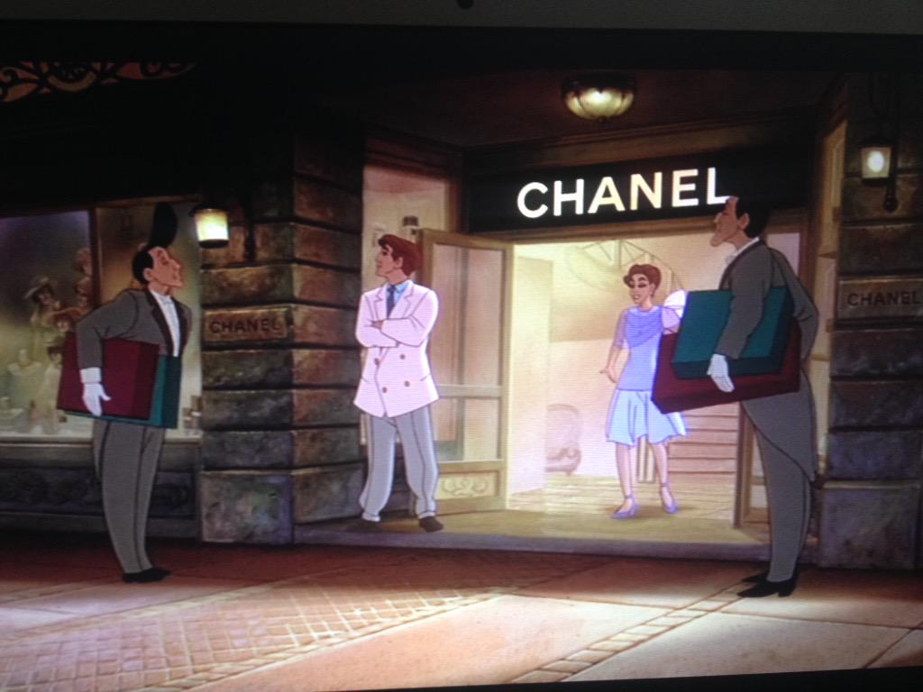 Viendo Anastasia descubrí esta joya #LasCaricaturasTambienSonShoppaholics #LoTomareComoSeñal