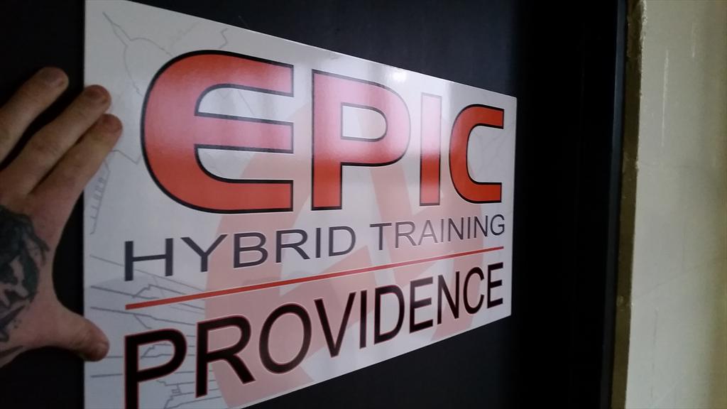 EpicProvidence's tweet photo. All signs lead to EPIC! #epiccountdown #epicprovidence #epichybridtraining #epicempire http://t.co/C3Scnscujc