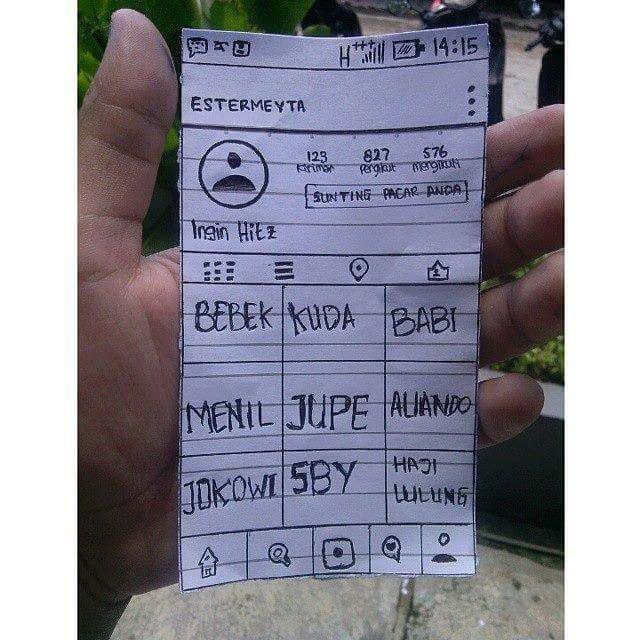 TerlahirGila's tweet photo. Ceritanya yang lagi ngehits di IG http://t.co/aKv0EhgHWn