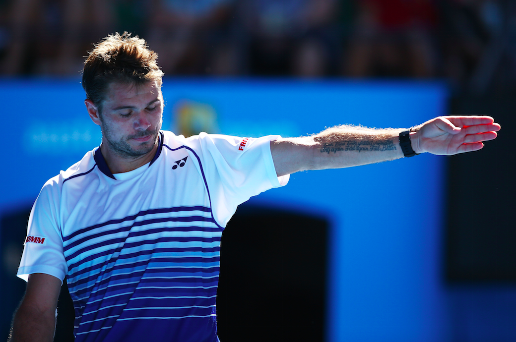 AustralianOpen's tweet image. Happy birthday @stanwawrinka! #FailAgainFailBetter