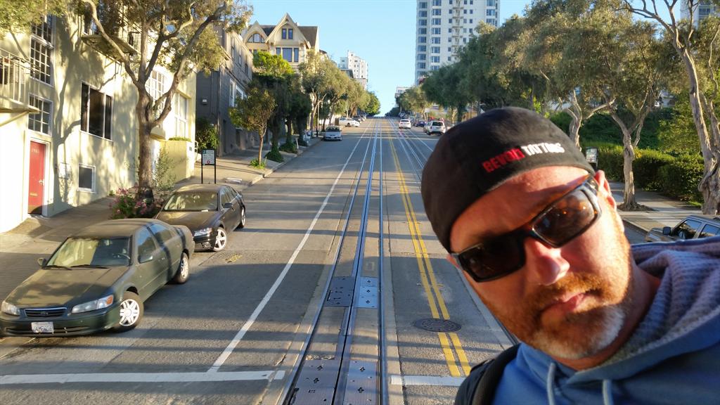 Betts1977's tweet photo. Just an Aussie representing with the #revolttattoo cap on the cars in sf @Sausagekingtat @joeyhamiltontat http://t.co/RZ2YIrVCHU