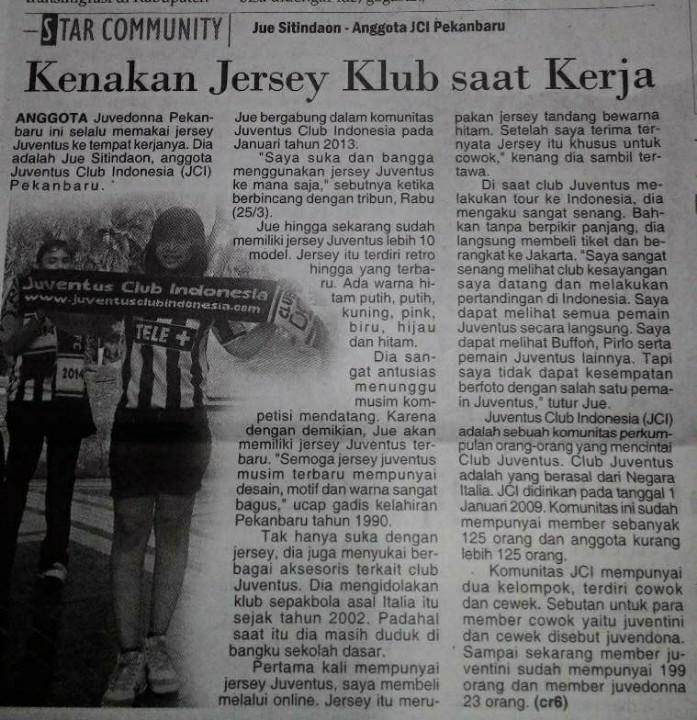 Jueluvpidi's tweet photo. Tribun Pekanbaru 27/03/2015 cc: @JCIndonesia @JCI_Juvedonna @DonnaJCI_PKU @JCI_Pekanbaru http://t.co/VxpB5KZZr0