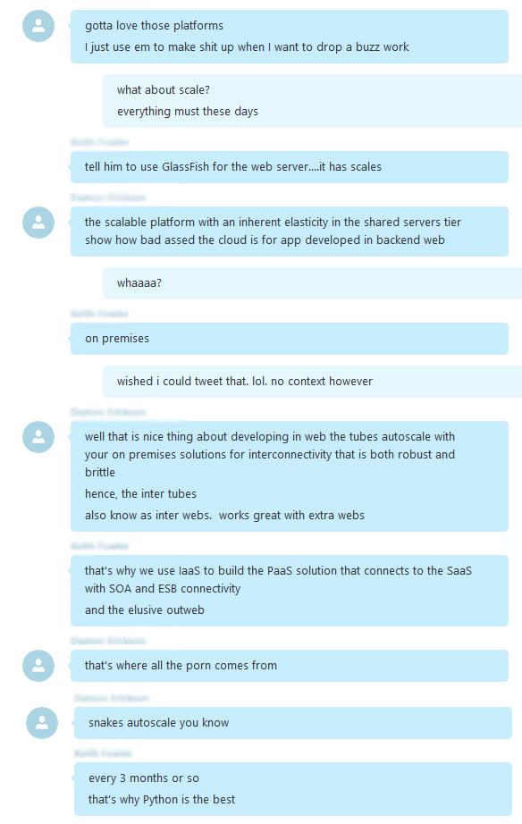 AmuFowler's tweet image. Having an awesome convo with some funny[overworked] coders lol...epic @e88beater @keithfowler @erosen03 #itbuzzwords