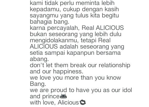 cuma mau blg ini ke abang, mewakili seluruh alicious:') WE ARE PROUD TO HAS YOU! <a href="/alysyarief/">Aliando Syarief.</a> <a href="/aliando26/">fansign indonesia</a>