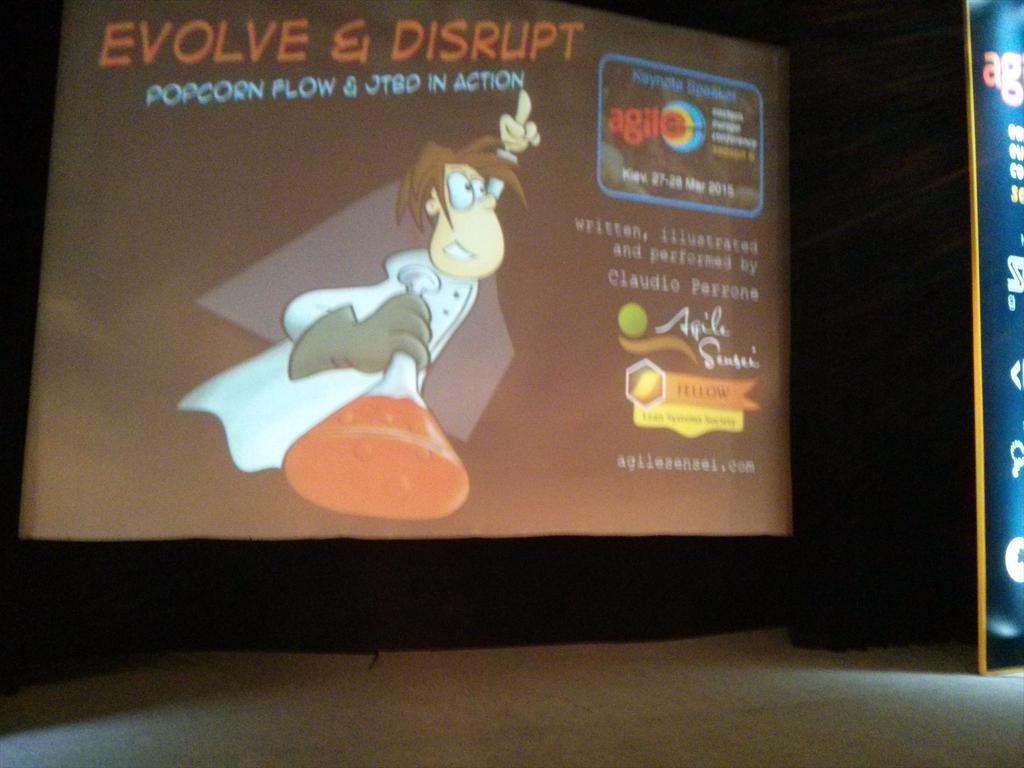 agilesensei's tweet image. Ready for my keynote at #agileee