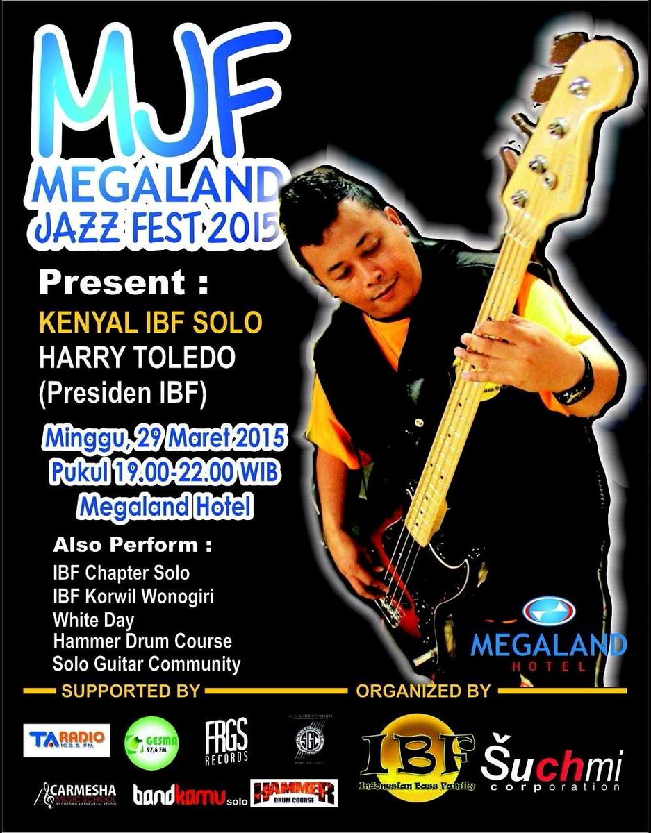 Tomorrow | Megaland Jazz Festival 2015 with <a href="/harrytld/">harry toledo</a> Mari merapat dan bersenang - senang Cc : <a href="/IBF_Solo/">IBF Chapter Solo</a>