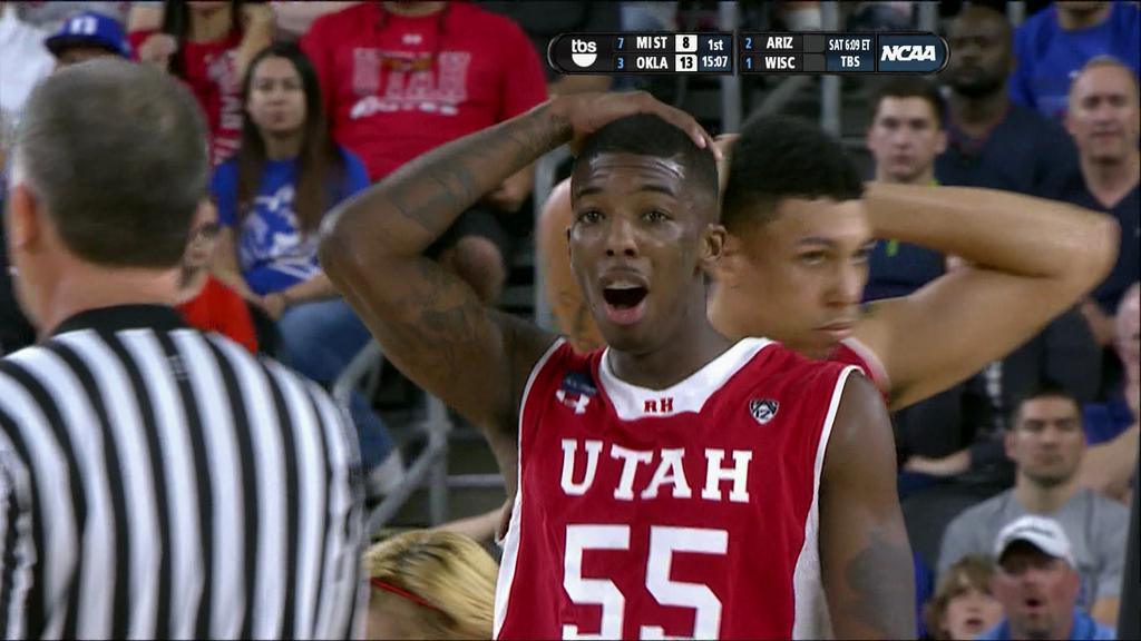 ForTheWin's tweet photo. The refs handed Duke a win with inexplicable third foul on Utah's star http://t.co/iYMCukaFDu http://t.co/h2p5LlQjCM