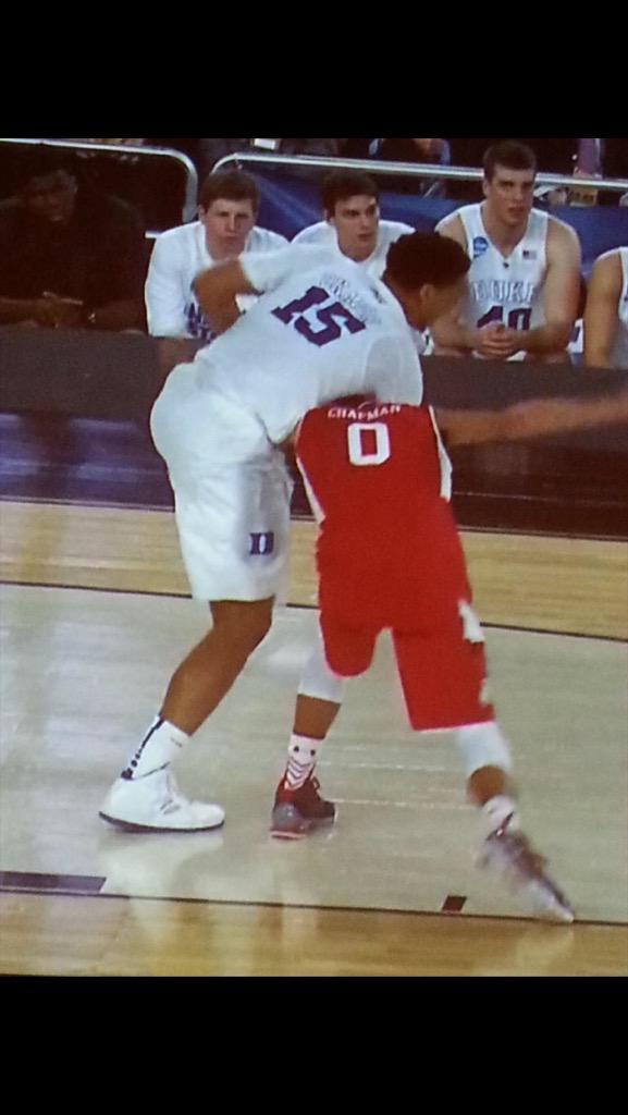 BA20LCK's tweet photo. It's tough to win when the refs are calling this a foul on Utah.. @marchmadness this needs to go viral... http://t.co/vwvFpfpzJV