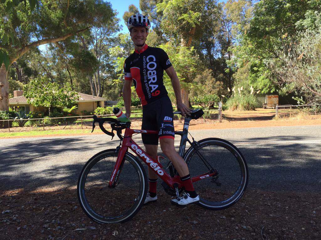 During the stage met a great spectator <a href="/tcbarnett9/">Tim Barnett</a> <a href="/CerveloAus/">CerveloAus</a> #cobra9racing