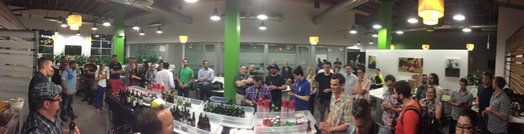 DesktopServer's tweet image. I spy a #ServerPress guy! RT “@jb510:  #wcsd speaker sponsor event at co-merge co-working space“
