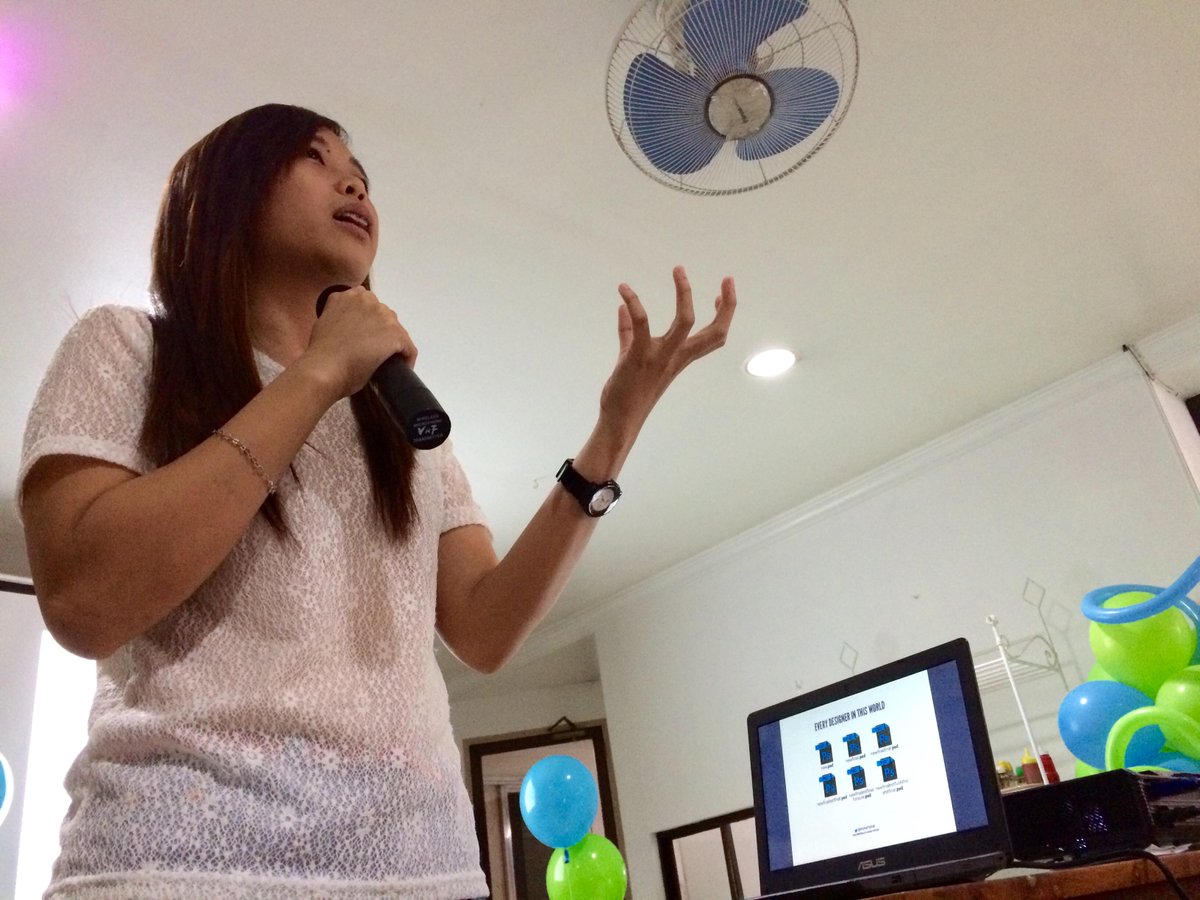 Rinnah Sumarago speaks about freelancing at #womentechmakersdvo