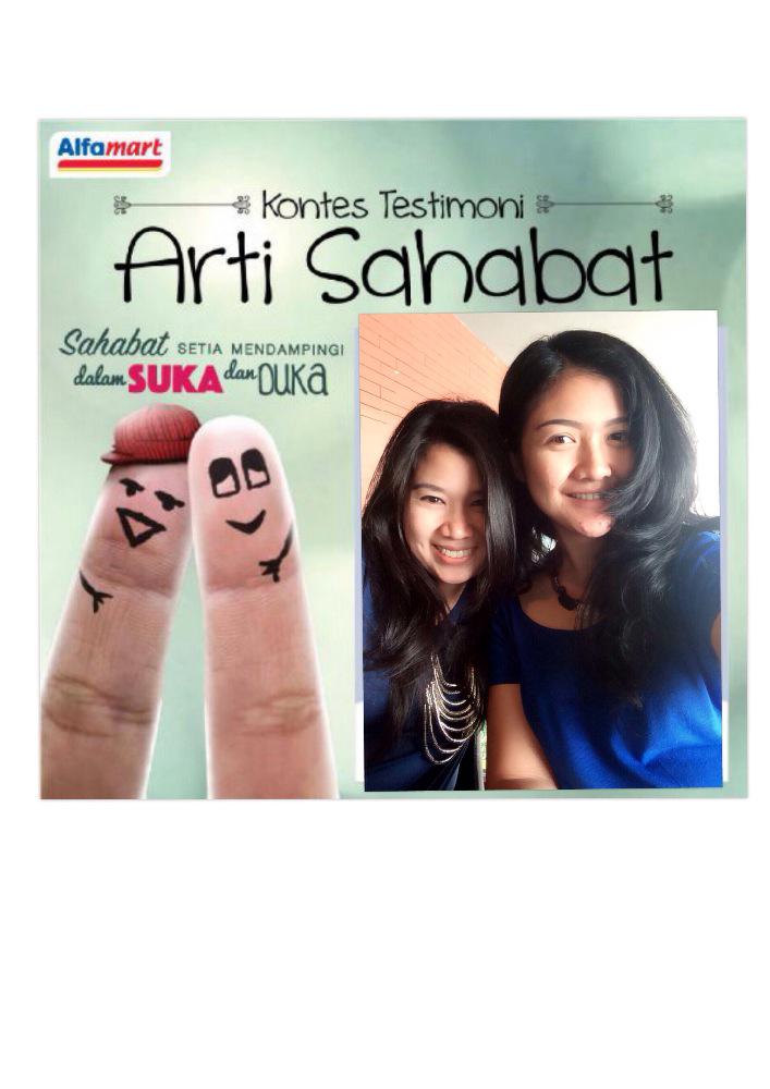 akuniisa's tweet photo. Bestfriend is in you @Irmapassage @alfamartku #ArtiSahabatAlfamart http://t.co/ruxsC563HF
