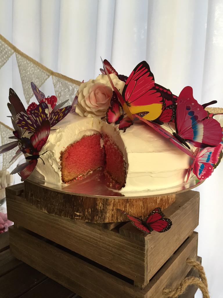 WPWeddingEvent's tweet photo. Pink cake for a little baby girl! http://t.co/E1CburcbJH
