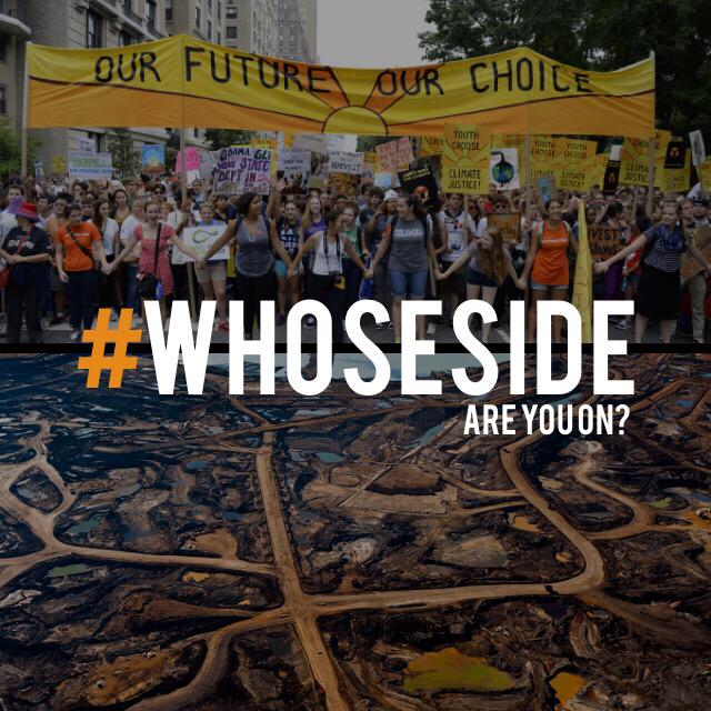 Students across the country are escalating towards #divestment, asking their administrators #WhoseSide are you on?