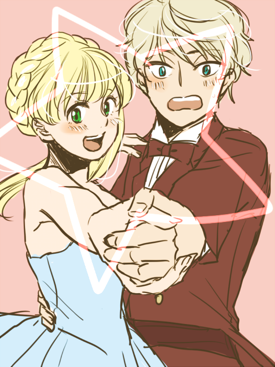 azfumi's tweet image. （スレアセ）Let's Dance！　#ハピネスレイン