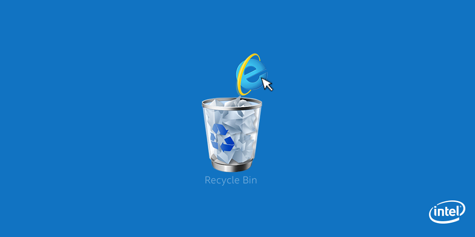 IntelIndia's tweet photo. Goodbye Internet Explorer. Hello Project Spartan. What was your first memory of the IE browser? #FunWithIntel http://t.co/zprfpW2izb