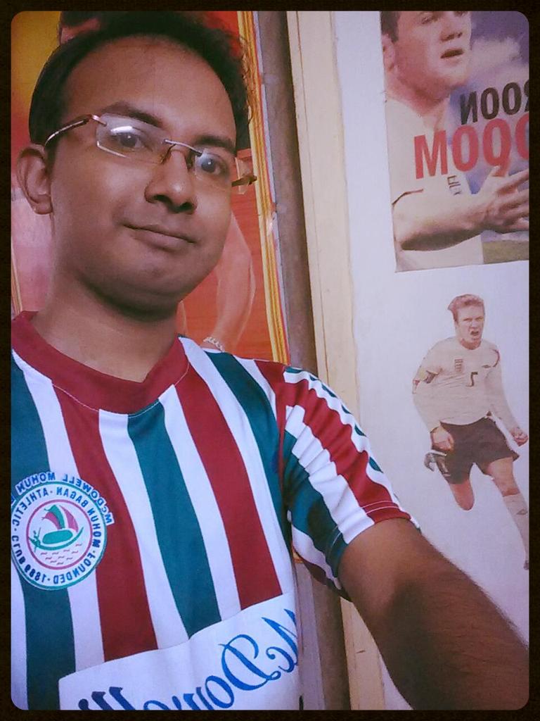 #Matchday #SELFIE Going To Cheer 4 d National Club Of India @Mohun_BaganAC!! #HeroILeague #MMBvKEB #MarinersOnTheMove
