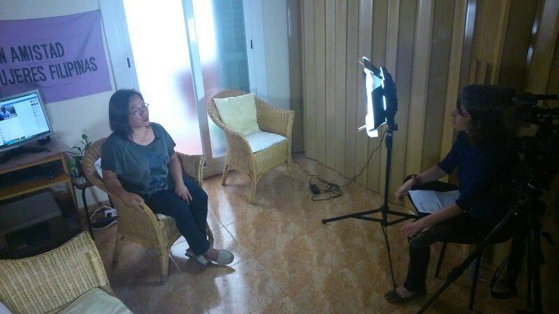 Interviewing religious women leaders #barcelona #raval #womenintech #digitalnarratives #Philippines @ObsBlanquerna